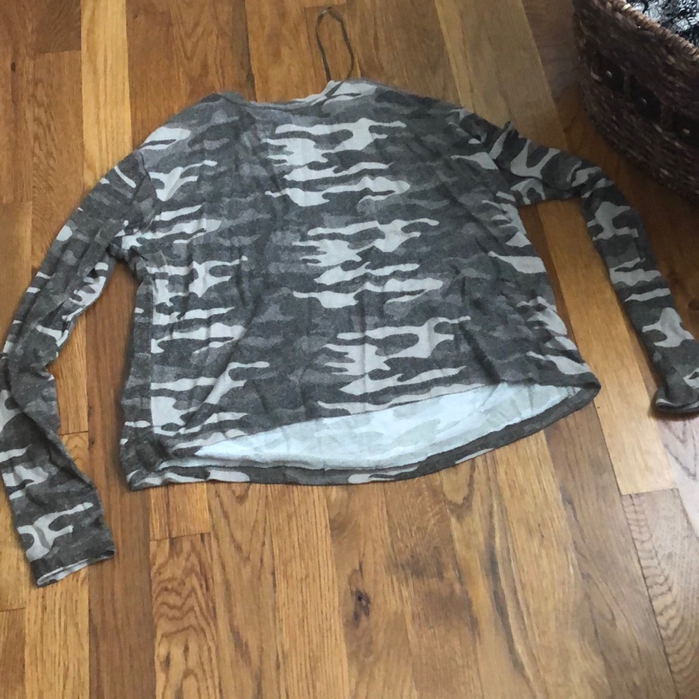 Camouflage long sleeve shirt